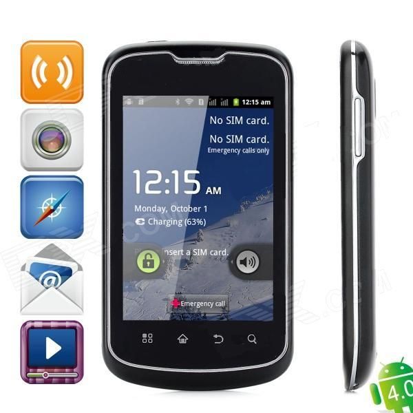 Tesveden T101 Android 4.0 GSM Phone w/ 3.5